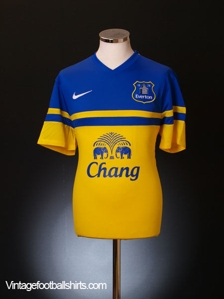 2013-14 Everton Away Shirt XL Football Shirt