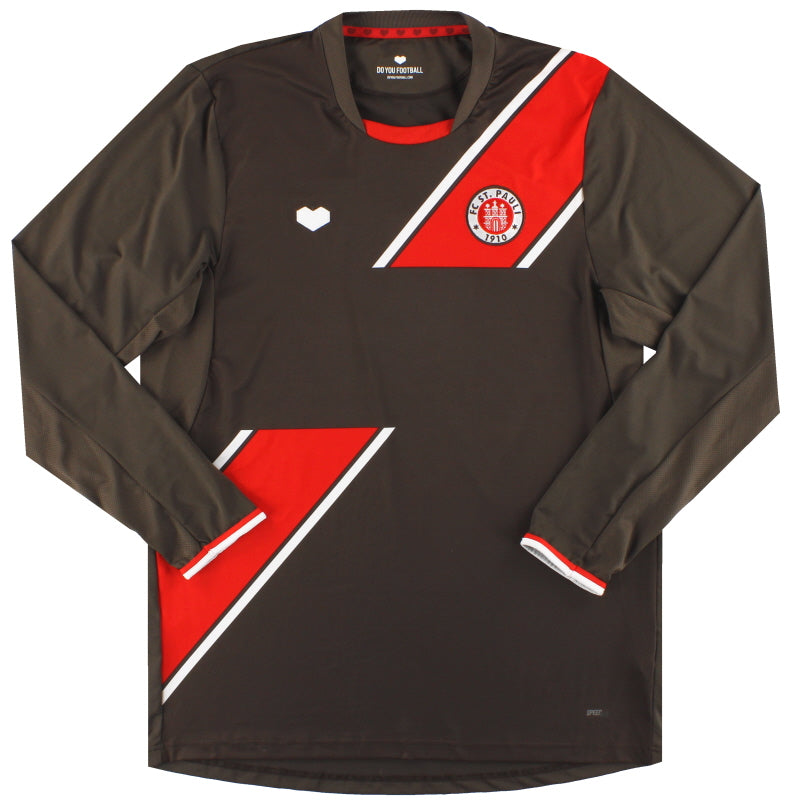 2013-14 FC St. Pauli Home Shirt L/S *As New* XXL Football Shirt