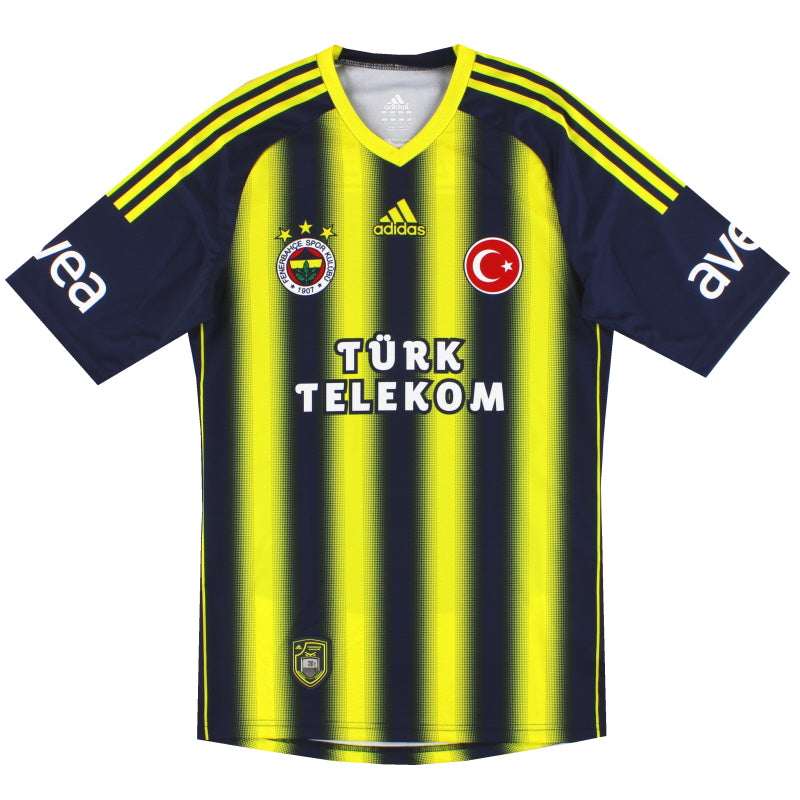 2013-14 Fenerbahce adidas Basic Home Shirt S Football Shirt