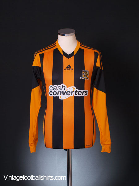 2013-14 Hull City Home Shirt L/S S Football Shirt