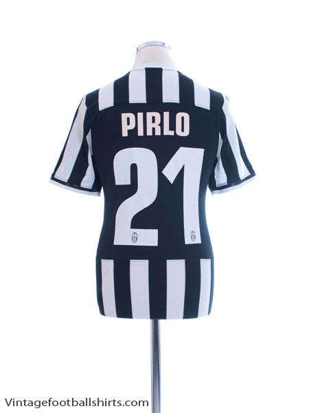 2013-14 Juventus Home Shirt Pirlo #21 S Football Shirt