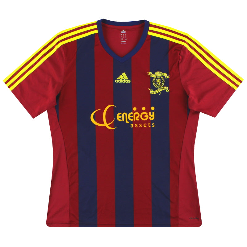 2013-14 Livingston adidas Away Shirt L Football Shirt