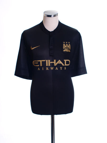 2013-14 Manchester City Away Shirt XL Football Shirt