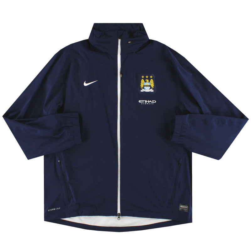 2013-14 Manchester City Nike Player Issue Rain Coat XXL Jacket