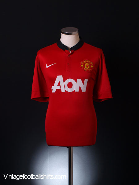 2013-14 Manchester United Home Shirt L Football Shirt