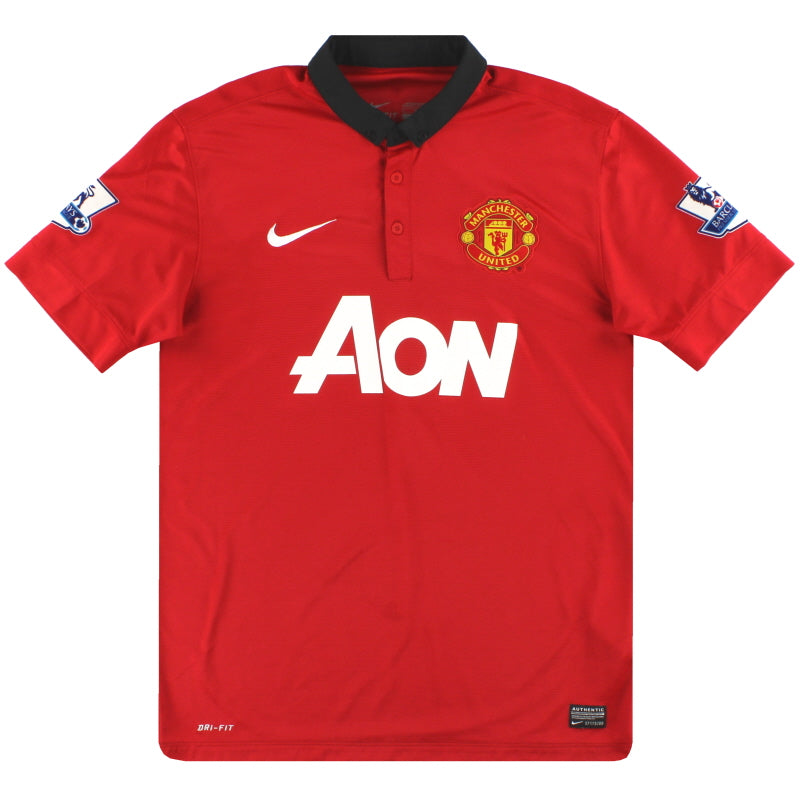 2013-14 Manchester United Nike Home Shirt M Football Shirt