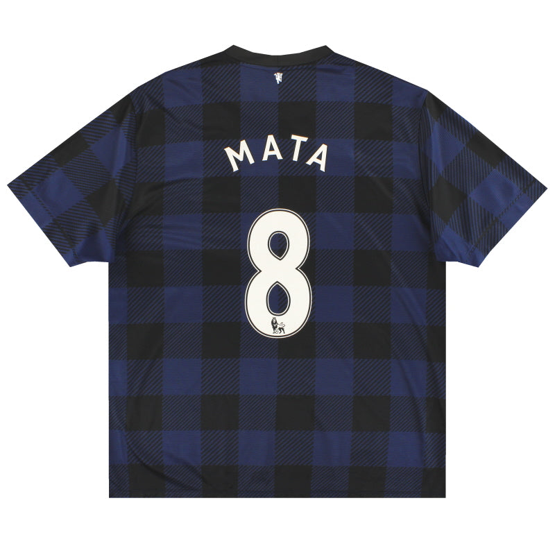 2013-14 Manchester United Nike Away Shirt Mata #8 XXL Football Shirt
