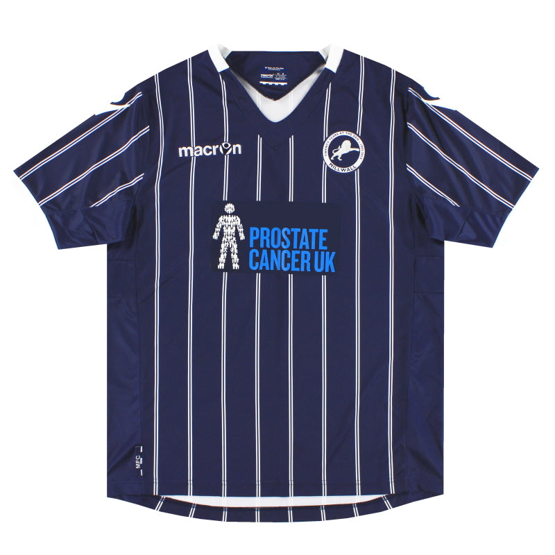 2013-14 Millwall Macron Home Shirt M Football Shirt