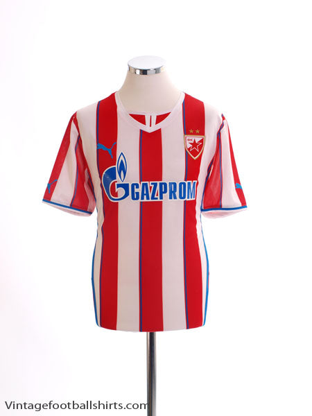 2013-14 Red Star Belgrade Home Shirt *Mint* L Football Shirt