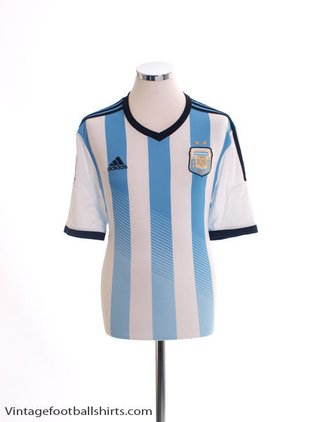 2013-15 Argentina Home Shirt M Football Shirt