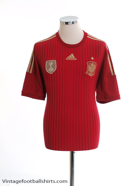 2013-15 Spain Home Shirt *Mint* M Football Shirt