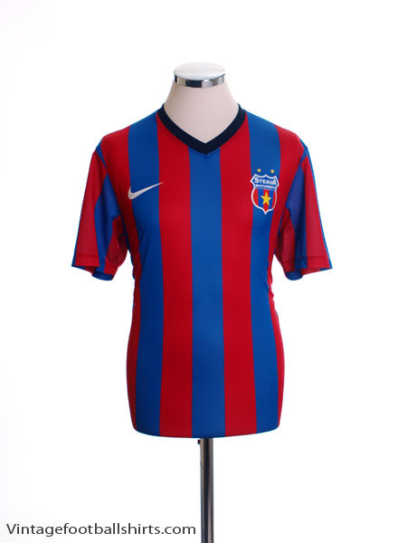2013-15 Steaua Bucuresti Fan Version Home Shirt *Mint* M Football Shirt