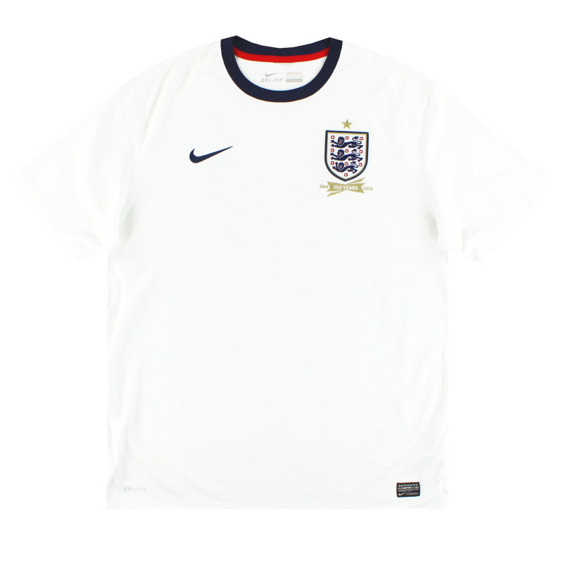 2013 England '150th Anniversary' Nike Home Shirt XL Football Shirt