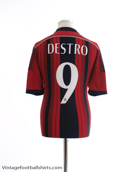 2014-15 AC Milan Home Shirt Destro #9 L Football Shirt