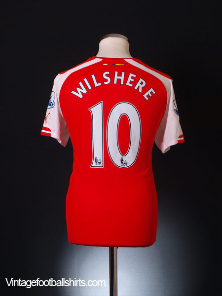 2014-15 Arsenal Home Shirt Wilshere #10 M Football Shirt