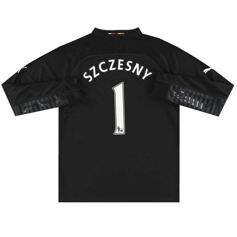 2014-15 Arsenal Puma Goalkeeper Shirt Szczesny #1 *Mint* L Football Shirt
