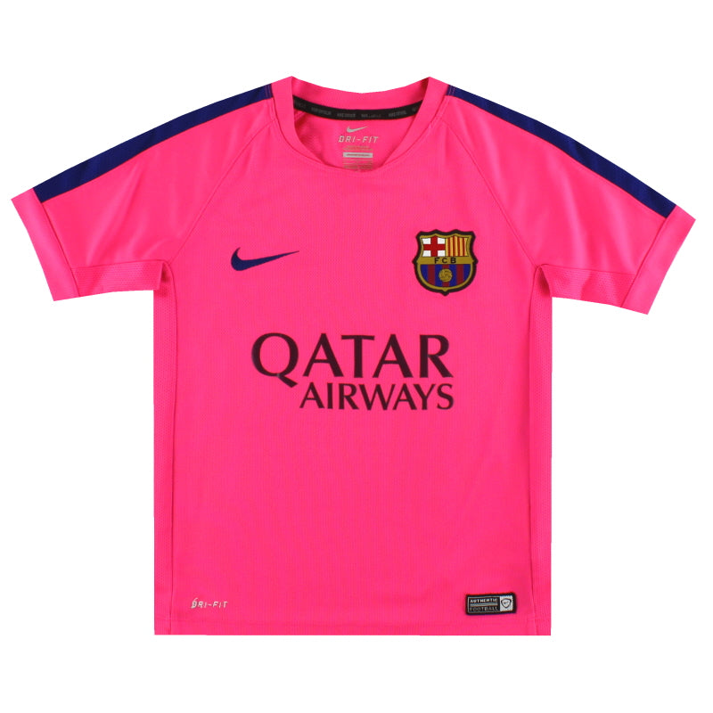 2014-15 Barcelona Nike Training Shirt S.Boys Training Shirt