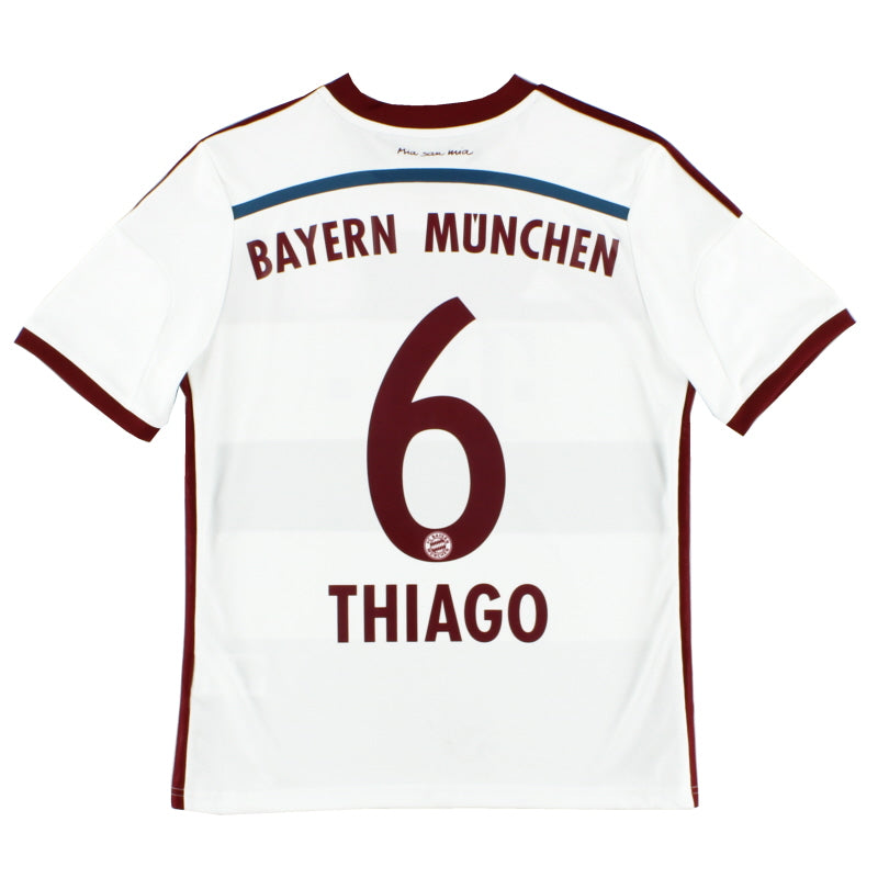 2014-15 Bayern Munich Away Shirt Thiago #6 Y Football Shirt