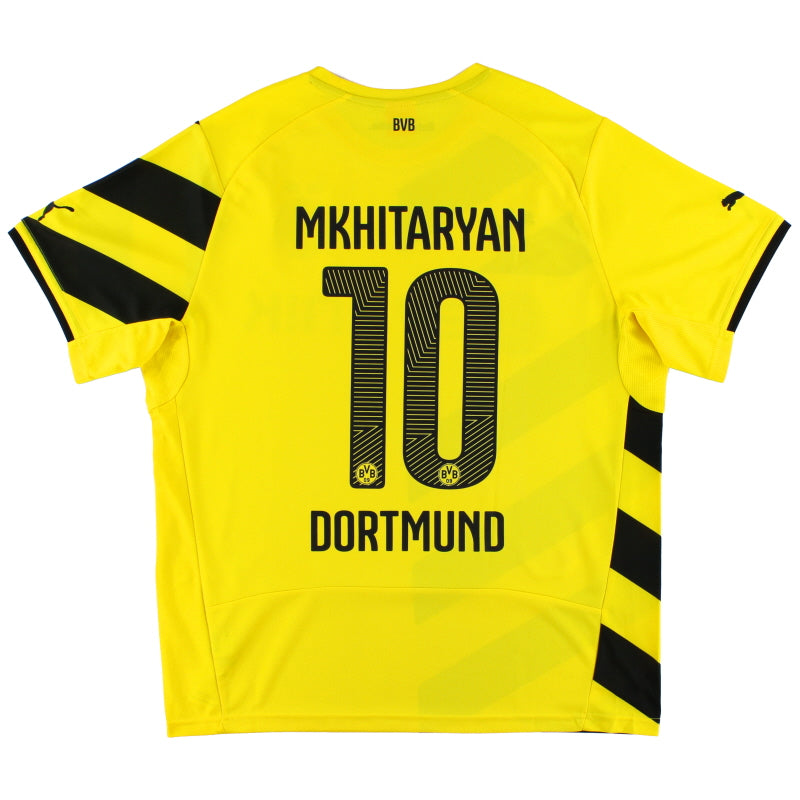 2014-15 Borussia Dortmund Home Shirt Mkhitaryan #10 XL Football Shirt