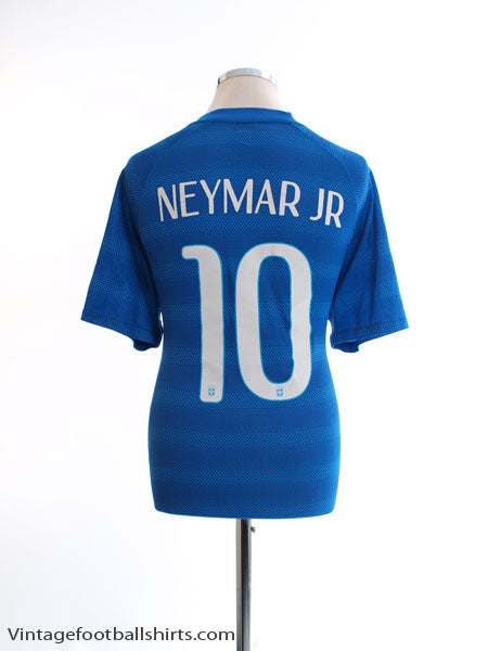 2014-15 Brazil 'Authentic' Away Shirt Neymar Jr #10 XL Football Shirt