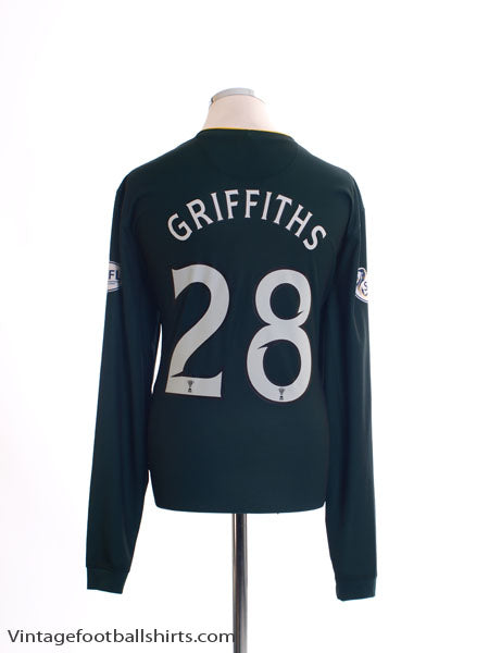 2014-15 Celtic Away Shirt Griffiths #28 L/S *Mint* XL Football Shirt