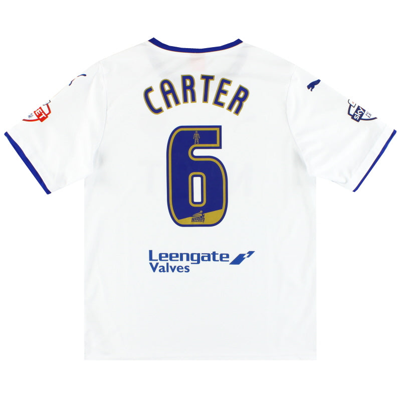 2014-15 Chesterfield Puma Player Issue Away Shirt Carter #6 L Football Shirt
