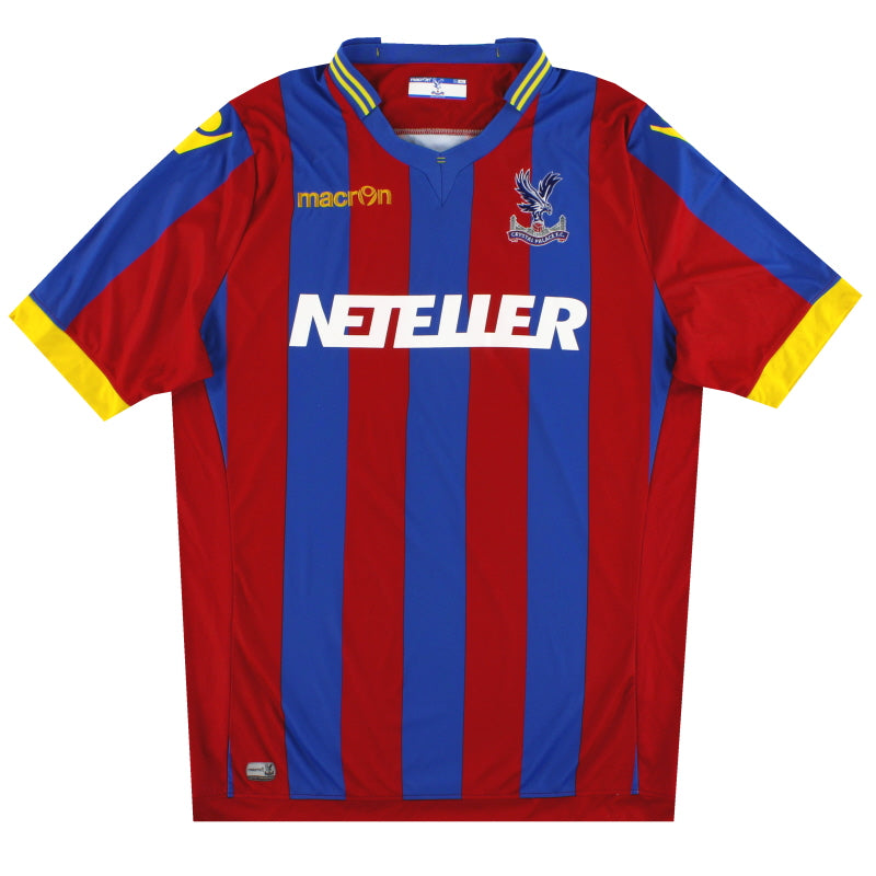 2014-15 Crystal Palace Macron Home Shirt L Football Shirt