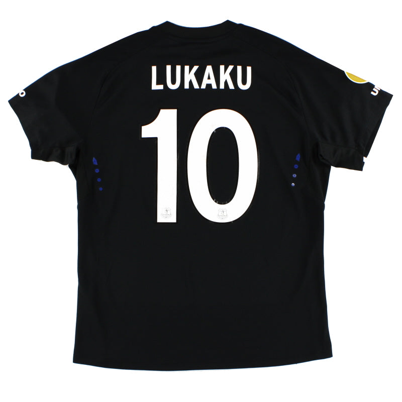2014-15 Everton Europa League Away Shirt Lukaku #10 L Football Shirt