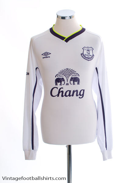 2014-15 Everton Third Shirt L/S *BNWT* M Football Shirt