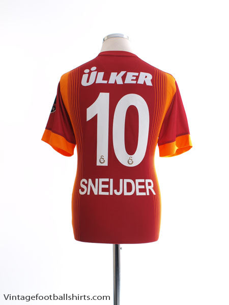 2014-15 Galatasaray Home Shirt Sneijder #10 M Football Shirt