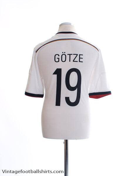 2014-15 Germany Home Shirt Gotze #19 L Football Shirt