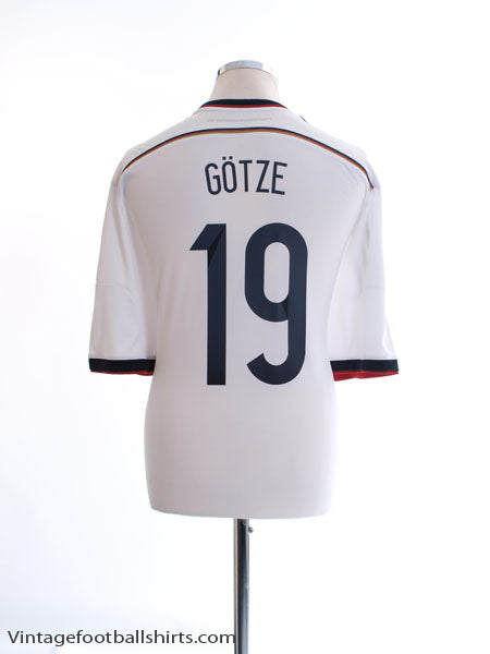 2014-15 Germany Home Shirt Gotze #19 Y Football Shirt