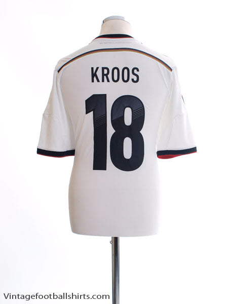 2014-15 Germany Home Shirt Kroos #18 L Football Shirt
