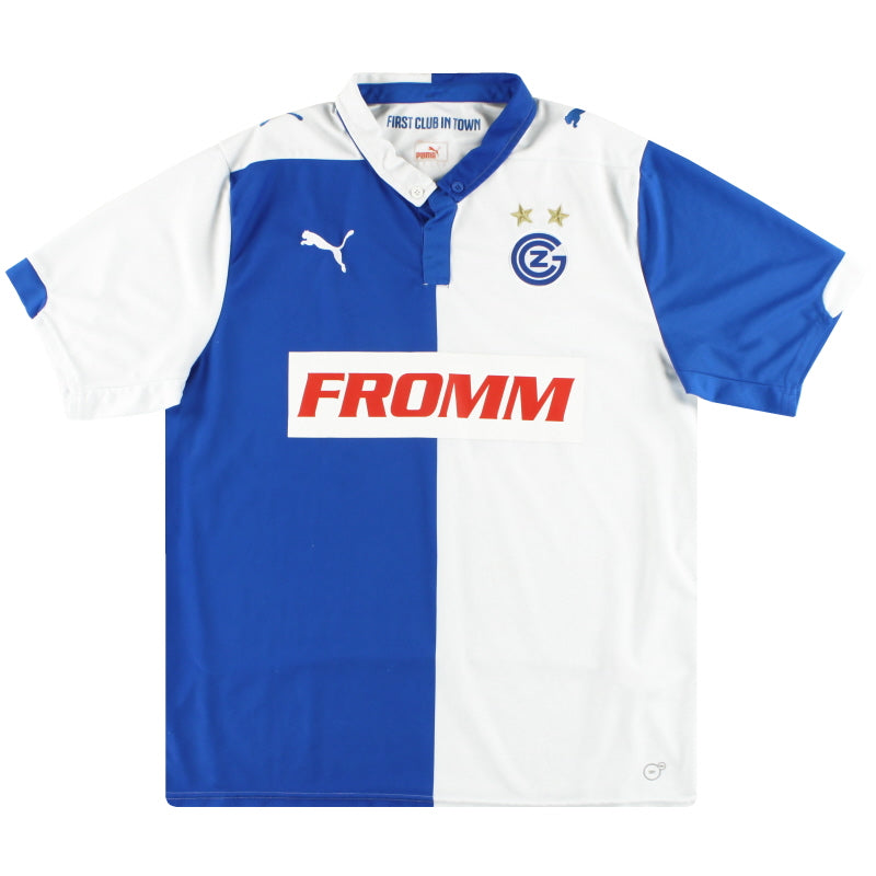 2014-15 Grasshoppers Puma Home Shirt L Football Shirt