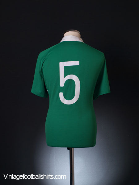 2014-15 Ireland Player Issue Home Shirt #5 XL Football Shirt