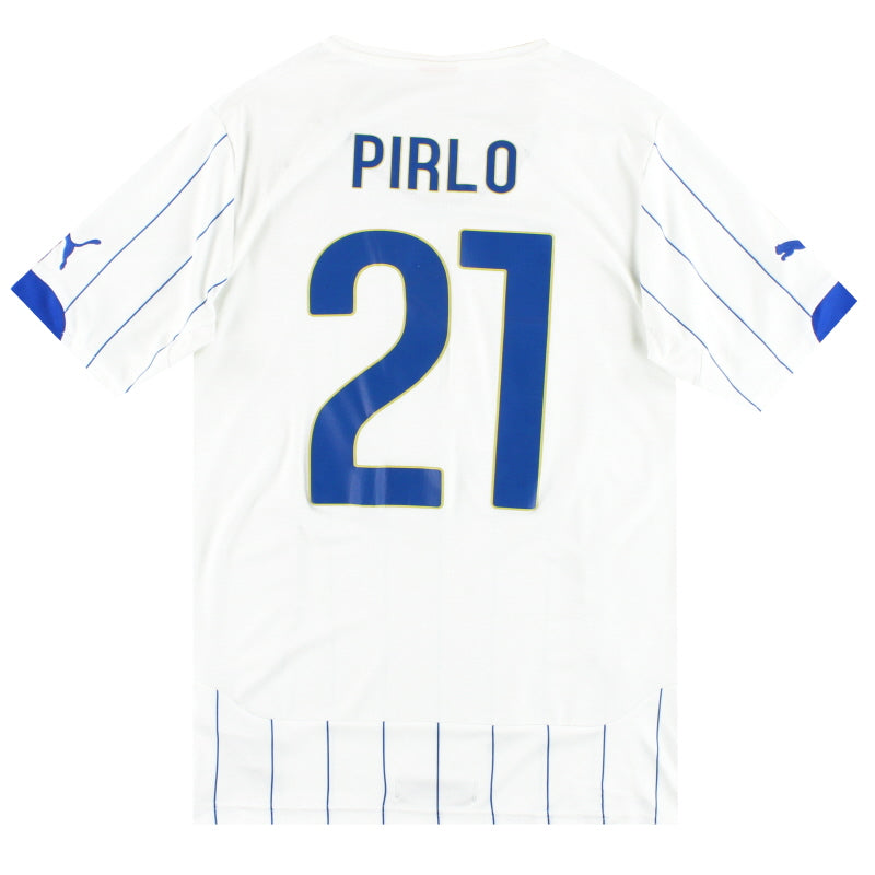 2014-15 Italy Puma Away Shirt Pirlo #21 S Football Shirt