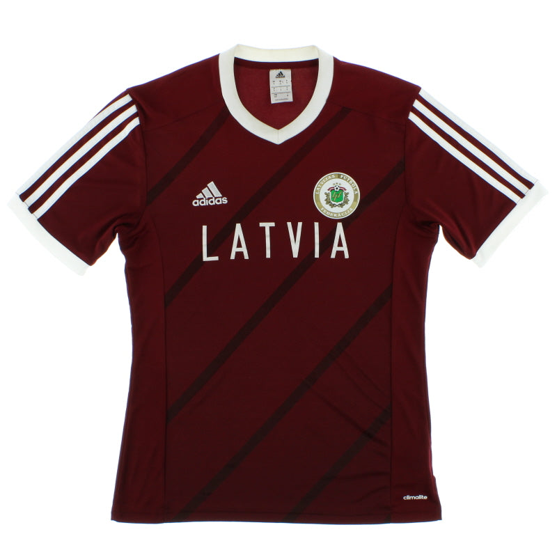 2014-15 Latvia Home T-Shirt S T-Shirt