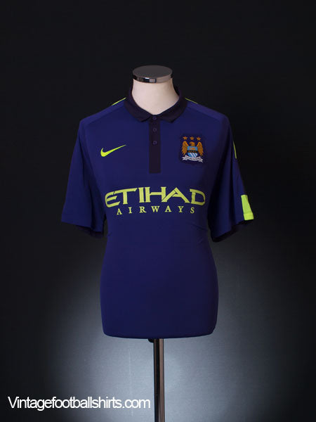 2014-15 Manchester City Third Shirt *Mint* L Football Shirt