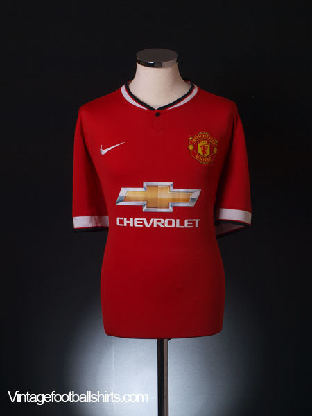 2014-15 Manchester United Home Shirt L Football Shirt