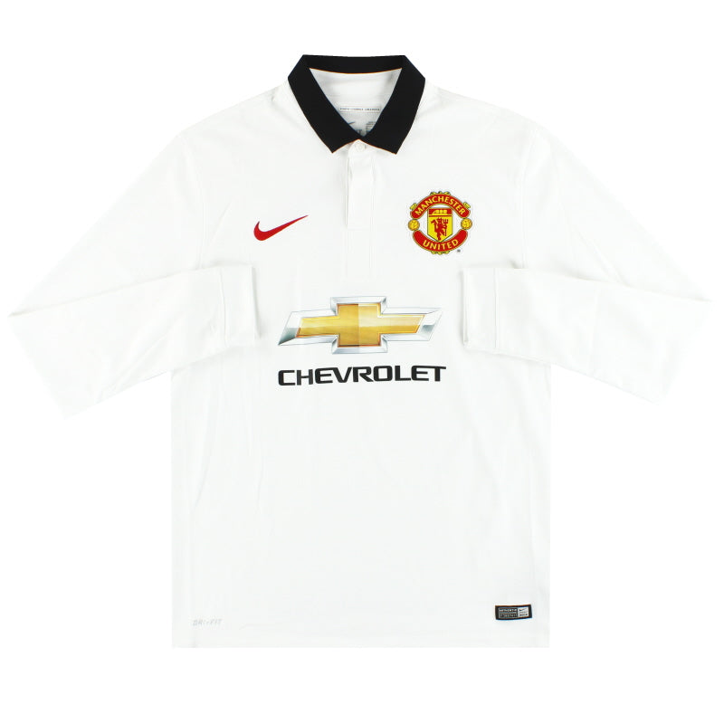 2014-15 Manchester United Nike Away Shirt L/S L Football Shirt