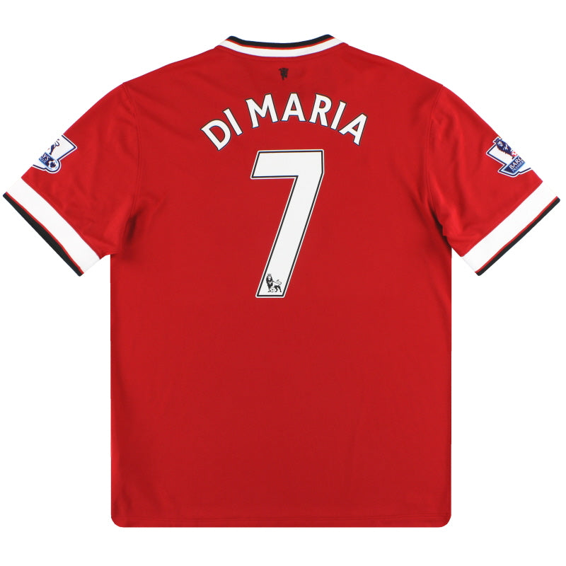 2014-15 Manchester United Nike Home Shirt Di Maria #7 XL Football Shirt