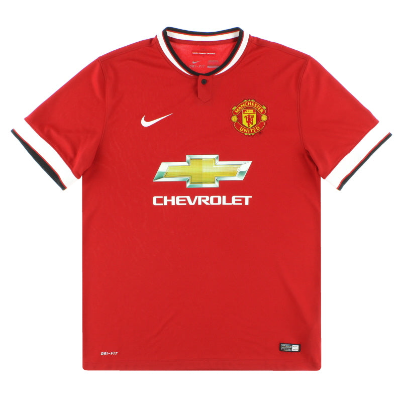 2014-15 Manchester United Nike Home Shirt L Football Shirt