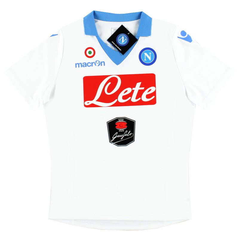 2014-15 Napoli Macron Third Shirt *BNIB* XL.Boys Football Shirt