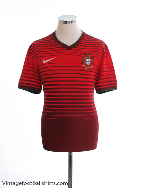 2014-15 Portugal Home Shirt *Mint* L Football Shirt
