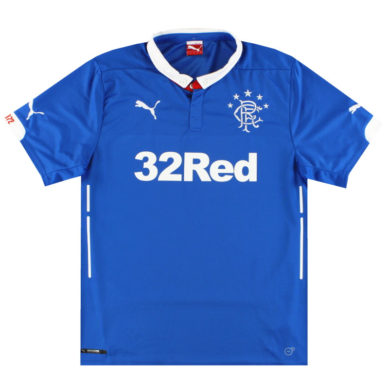 2014-15 Rangers Puma Home Shirt XL Football Shirt
