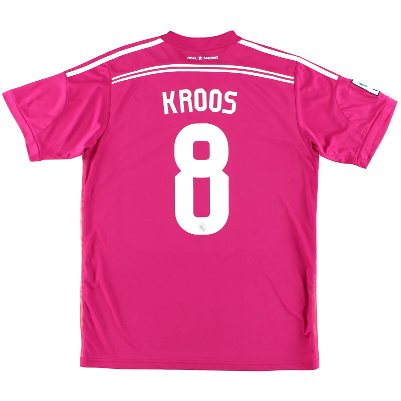 2014-15 Real Madrid adidas Away Shirt Kroos #8 L Football Shirt