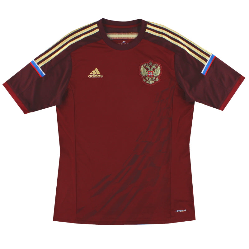 2014-15 Russia adidas Home Shirt Shirt *Mint* L Football Shirt