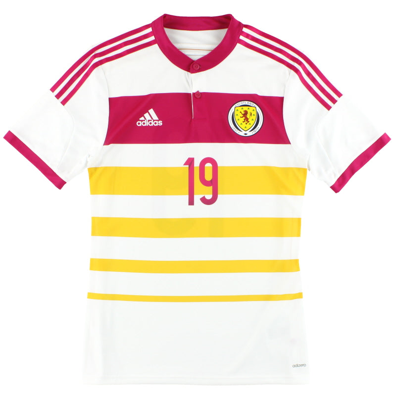 2014-15 Scotland adidas Player Issue adizero Away Shirt #19 *As New* Football Shirt