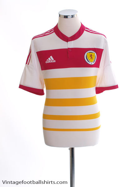 2014-15 Scotland Player Issue Adizero Away Shirt XL Football Shirt