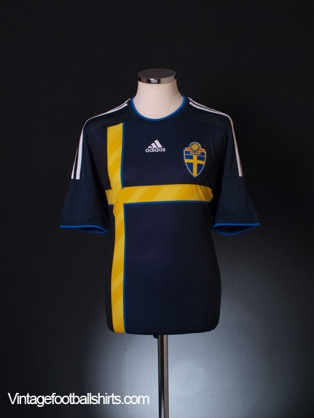 2014-15 Sweden Away Shirt L Football Shirt